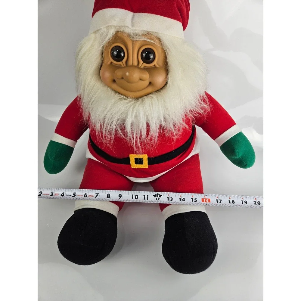 Vintage Russ Berrie Troll‎ Kidz Jumbo Mr. Santa Christmas Holiday Decor Rare!